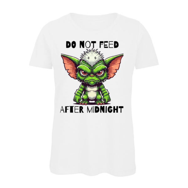 Do Not Feed After Midnight Women's Organic White T-Shirt