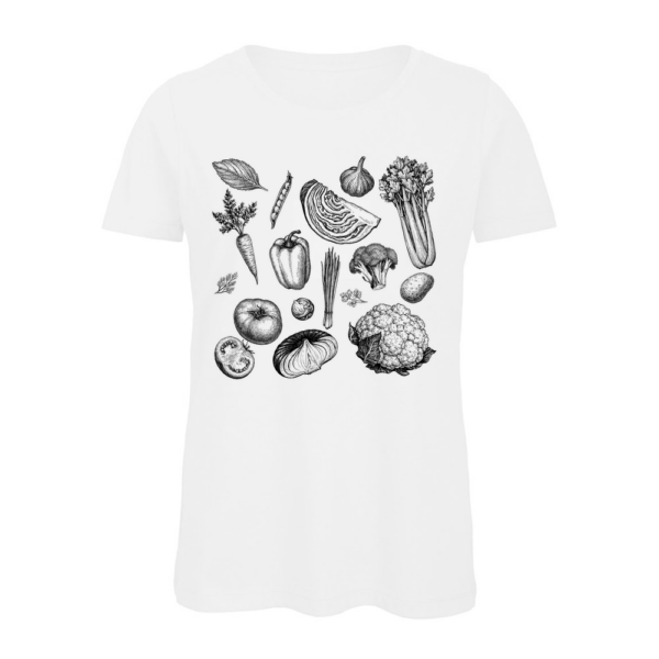 Garden Variety Women's Organic White T-Shirt