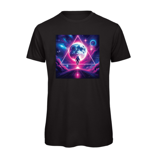 Cosmic Neon Dream  Organic T-Shirt