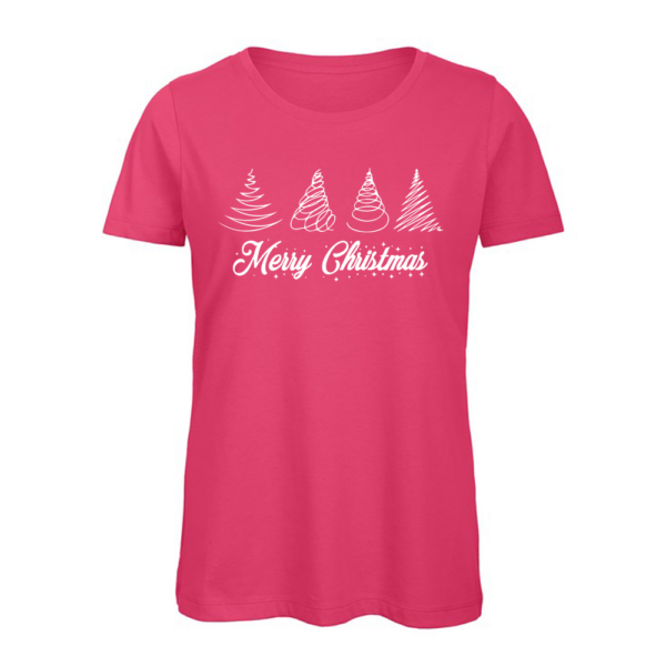 Merry & Bright Christmas Women's Organic T-Shirt