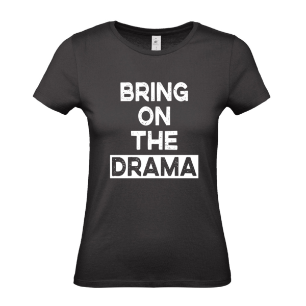 Theatre Drama Ladies Fitted T-Shirt