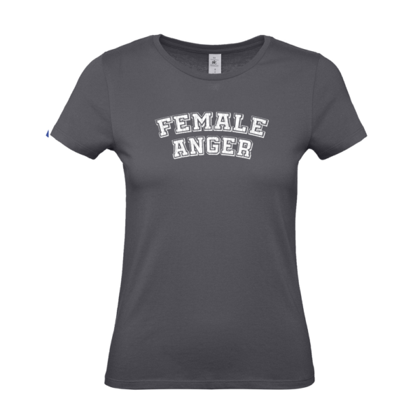 Female Anger Ladies Fitted T-Shirt