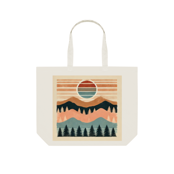 Sunset Stroll Eco Tote Maxi Tote Bag