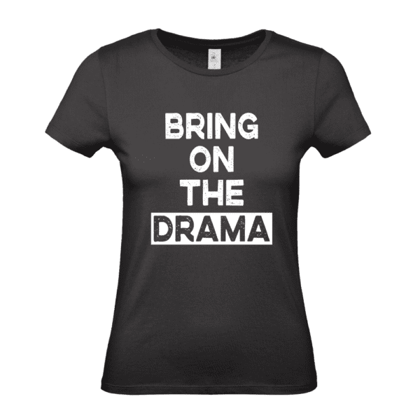 Theatre Drama Ladies Fitted T-Shirt