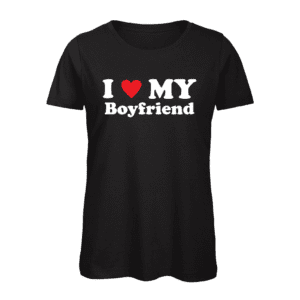 I ❤️ My Boyfriend Women's Organic T-Shirt